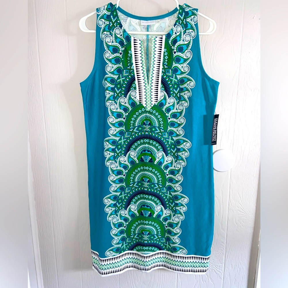 NWT New York & Company Turquoise Sheath Dress